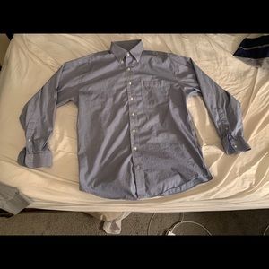 Light Blue Joseph A Bank Button Up